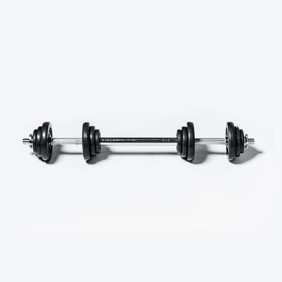 Adjustable Cast Iron Dumbbell Kit (20kg - 44lb) With Case
