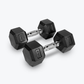 Ascend Rubber Hex Dumbbells - Pairs (5 to 80 lb)