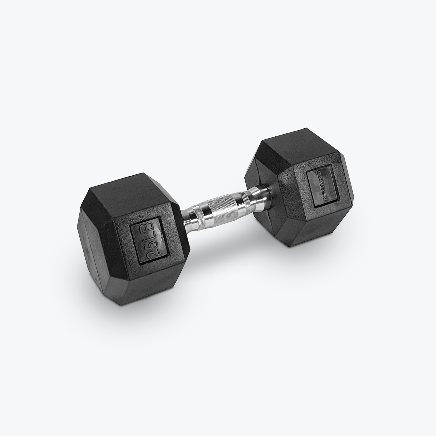 Compact Rubber Hex Dumbbell Bundle: 5 to 25 lb