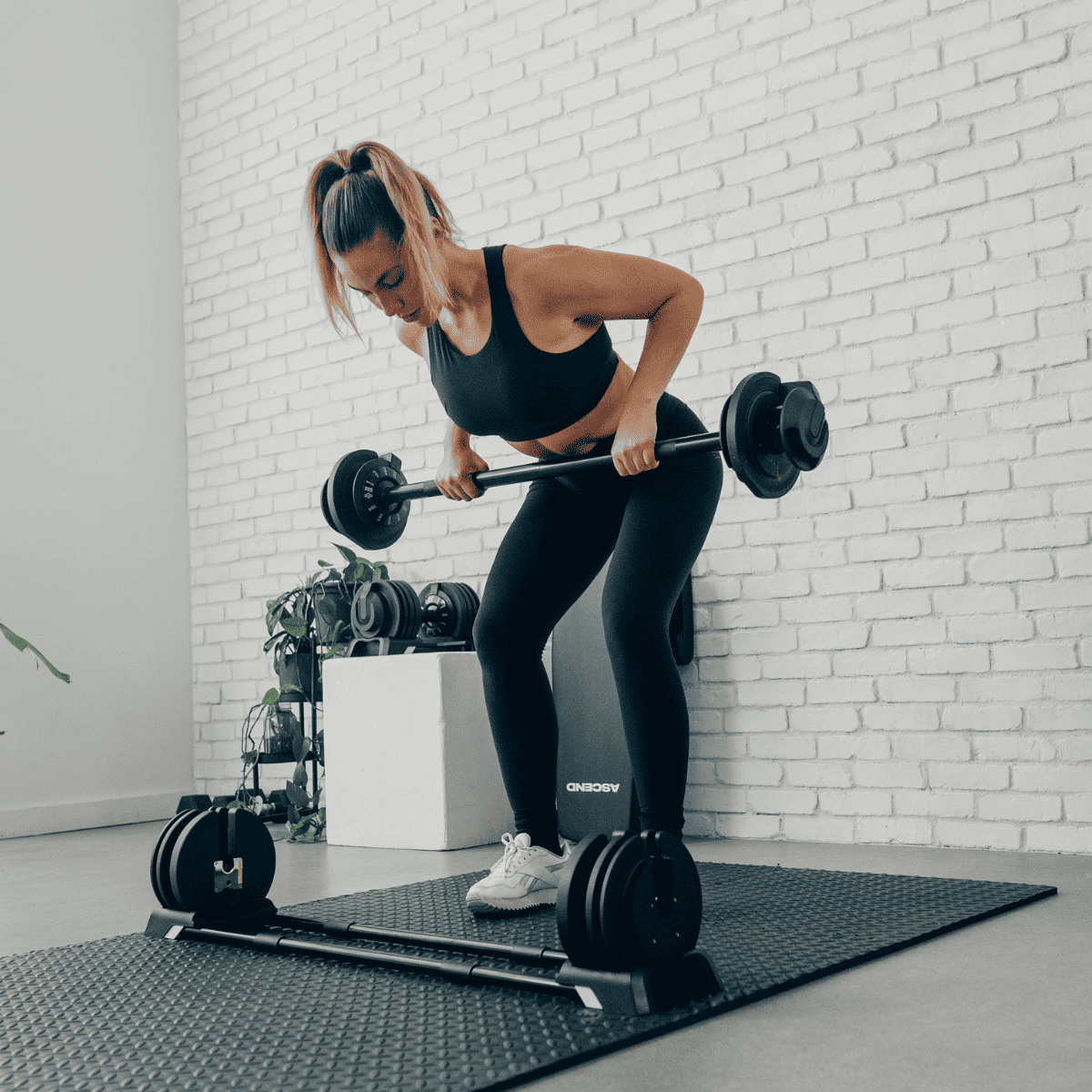 Bundle:  Ascend 3-in-1 Adjustable Dumbbells (7 to 52.5 lb) & Bench