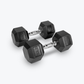 Ascend Rubber Hex Dumbbells - Pairs (5 to 80 lb)