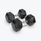 Ascend Rubber Hex Dumbbells - Pairs (5 to 80 lb)