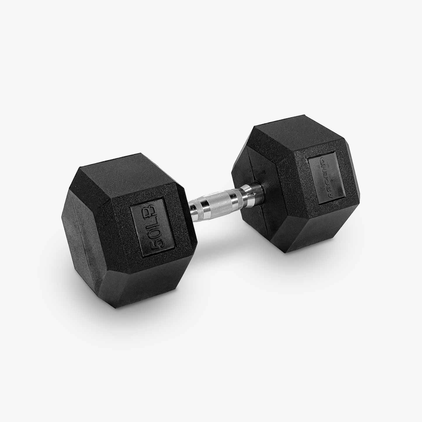 Ascend Rubber Hex Dumbbells - Pairs (5 to 80 lb)