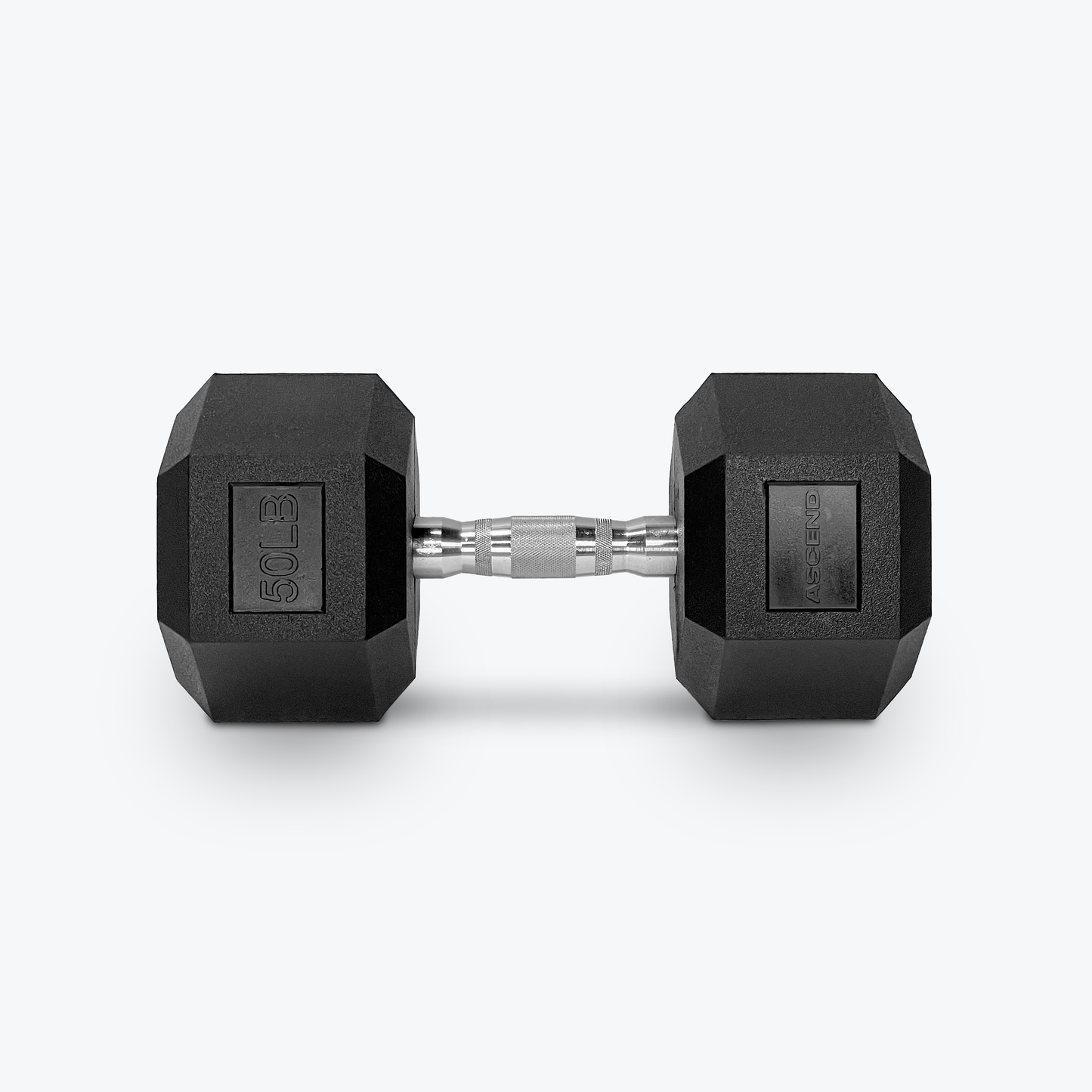 Ascend Rubber Hex Dumbbells - Pairs (5 to 80 lb)