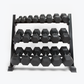 Ascend Rubber Hex Dumbbells - Pairs (5 to 80 lb)