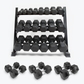 Hex Dumbbell Sets With Rack: 5-25, 5-50 & 5-80 lb