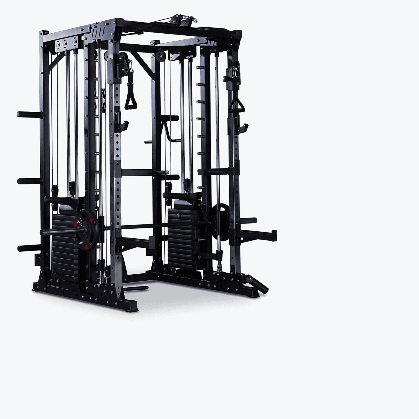 Multi-Function Smith Machine Bundles with Bumper Plates