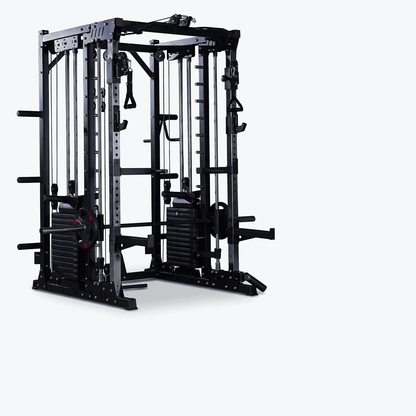 Multi-Function Smith Machine Bundles with Bumper Plates