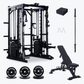 Multi-Function Smith Machine Bundles with Bumper Plates