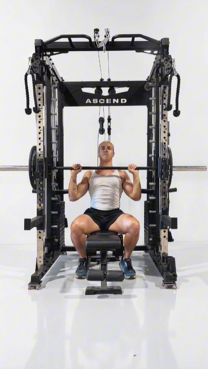 Seated shoulder Press