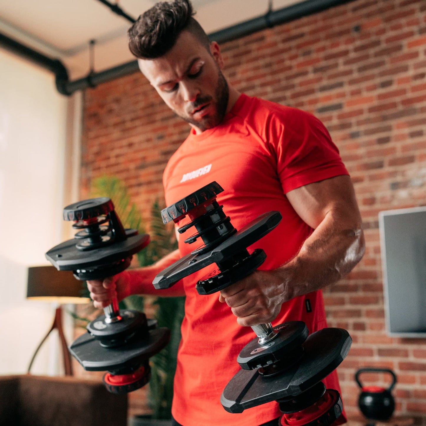 Set of 2 Adjustable Dumbbells (10 to 90 lb)